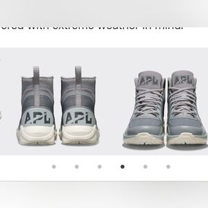 APL $345 TechLoom Defender sneaker in the Smoke/Cement/Ivory NIB Size 8